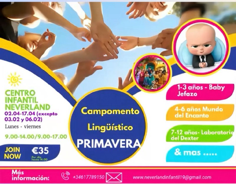 Campamento Lingüístico de Invierno Neverland